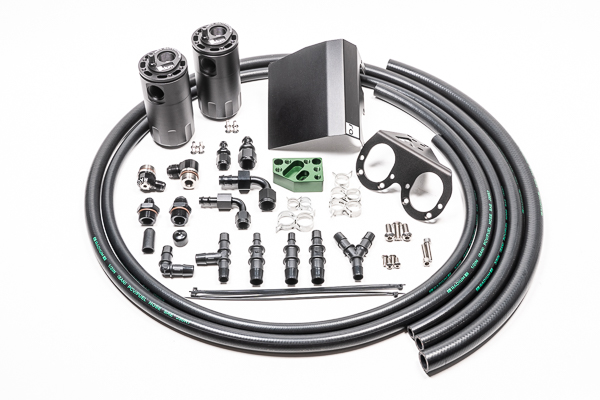 Radium Engineering — Radium 02-21 Subaru EJ-Series Fluid Lock Turbo Dual Catch Can Kit - view 3